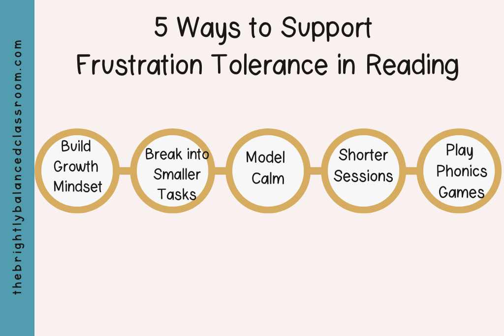 example of 5 ways to support frustration tolerance in reading